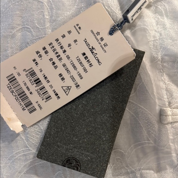 Taizi Chinese style men’s linen short sleeve shirt - Picture 3 of 7